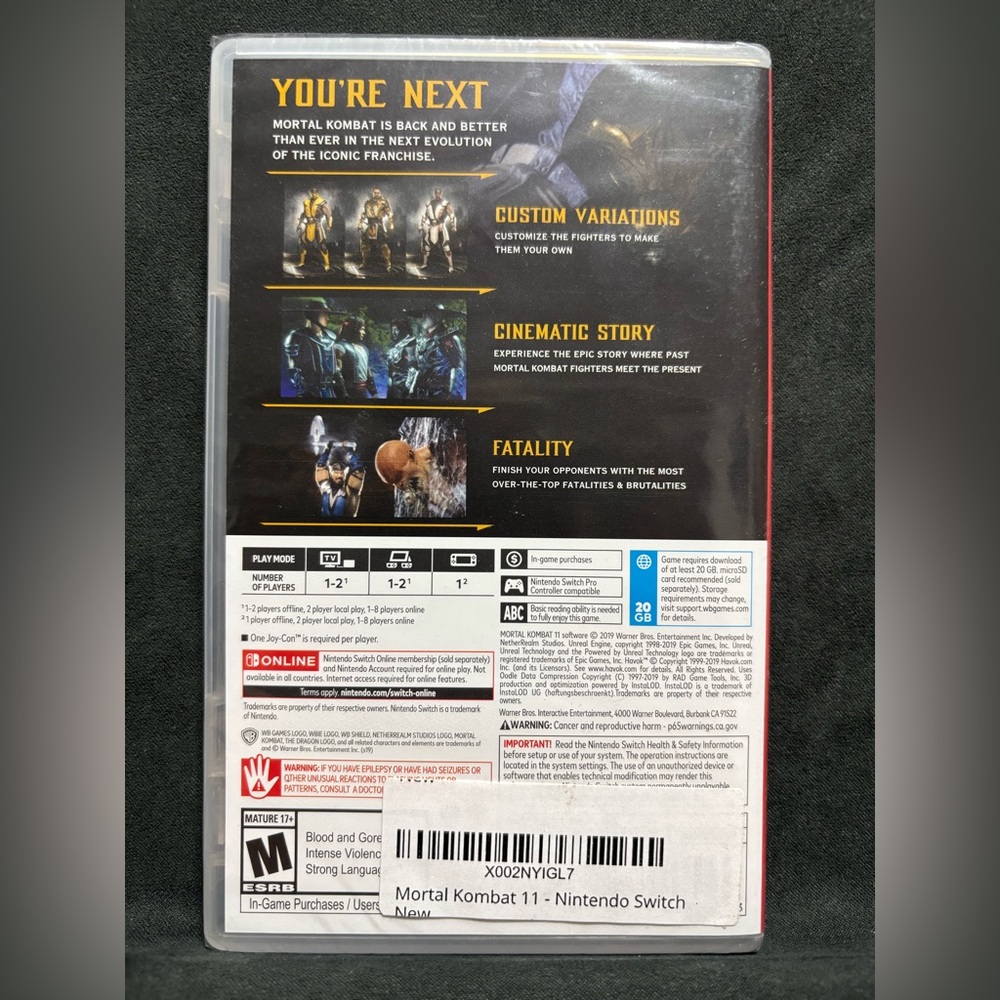 Mortal Kombat 11 - Nintendo Switch Game BRAND NEW - Picture 5 of 8
